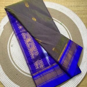 Ilkal Pickock butta work saree