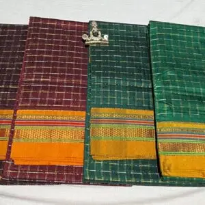 Ilkal Checks Saree